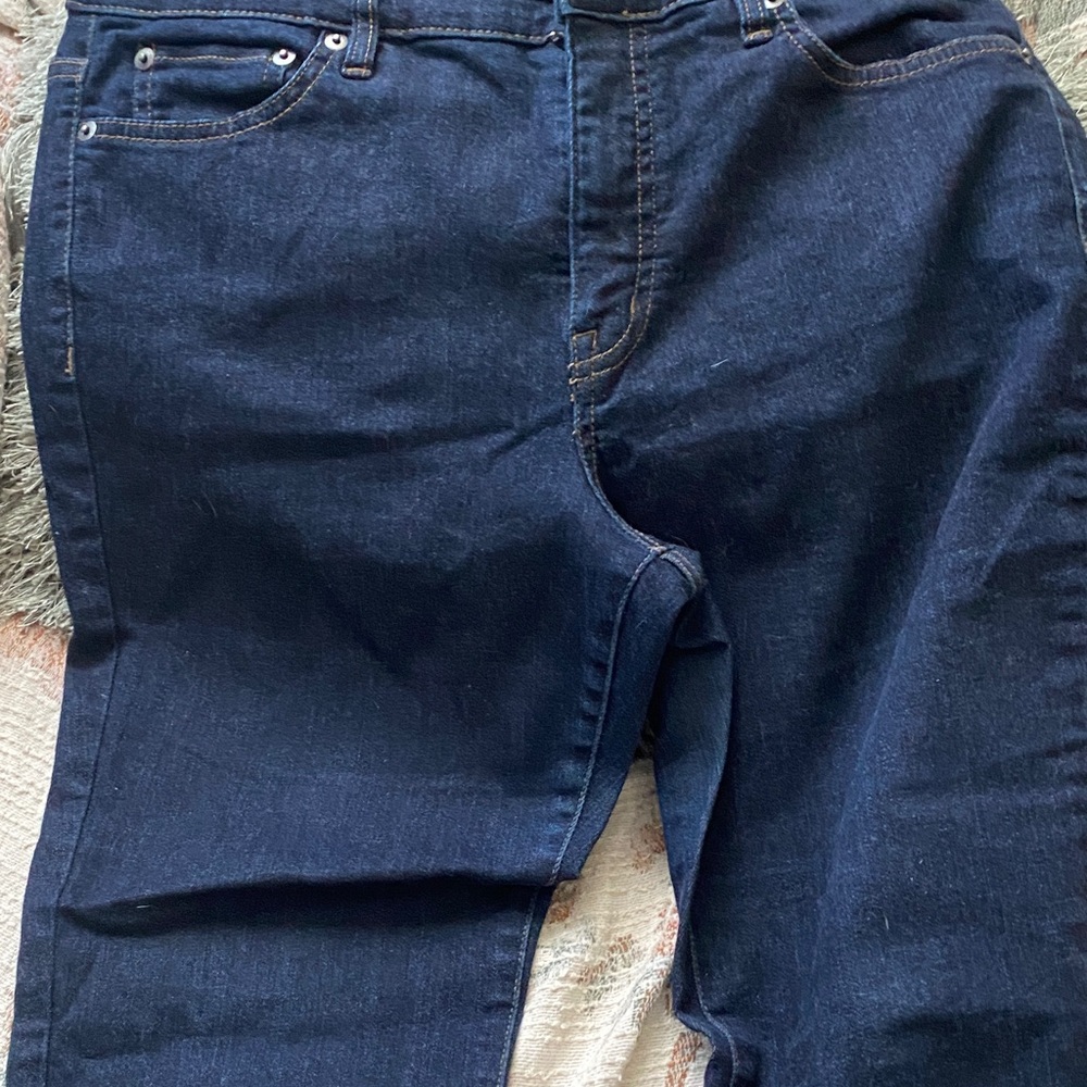 Lauren Ralph Lauren Women's Dark Blue Boot Cut Jeans